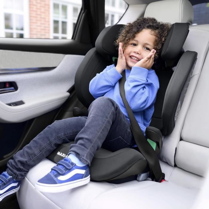 MAXI-COSI Rodifix M I-Size, Siège auto Isofix Groupe 2/3, Rehausseur voiture, Evolutif, de 15 à 36kg, de 3,5 à 12 ans, Basic grey