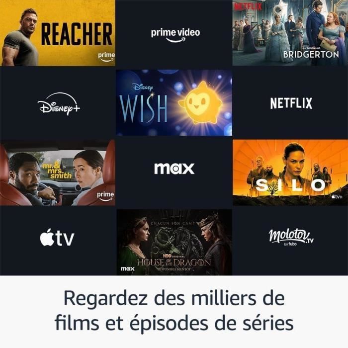 Fire TV Stick 4K - AMAZON - Wifi 6 - 4K Ultra HD - Dolby Vision - HDR10+