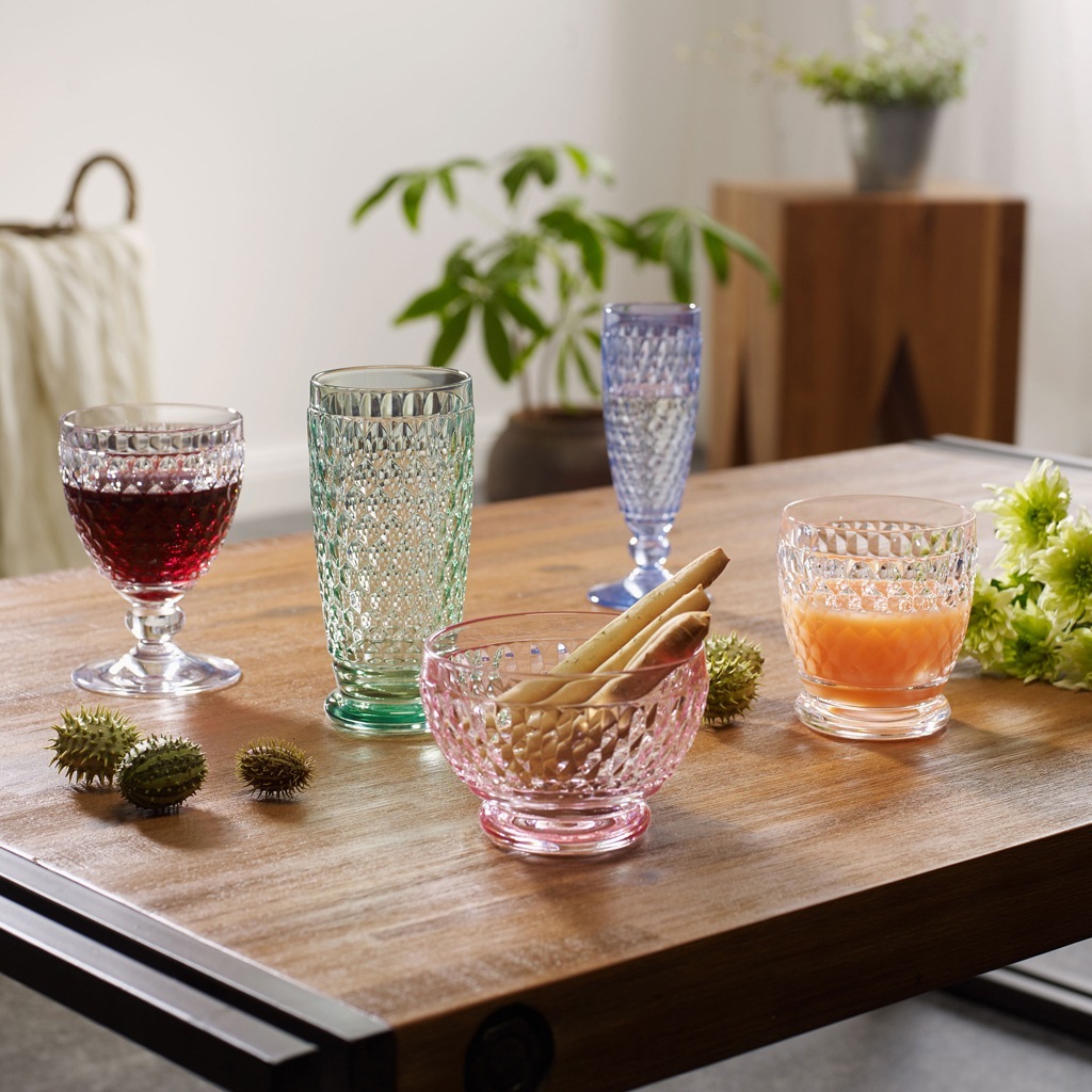 Fľaša na šampanské Villeroy & Boch z modrého bostonského pohára – 1 kus