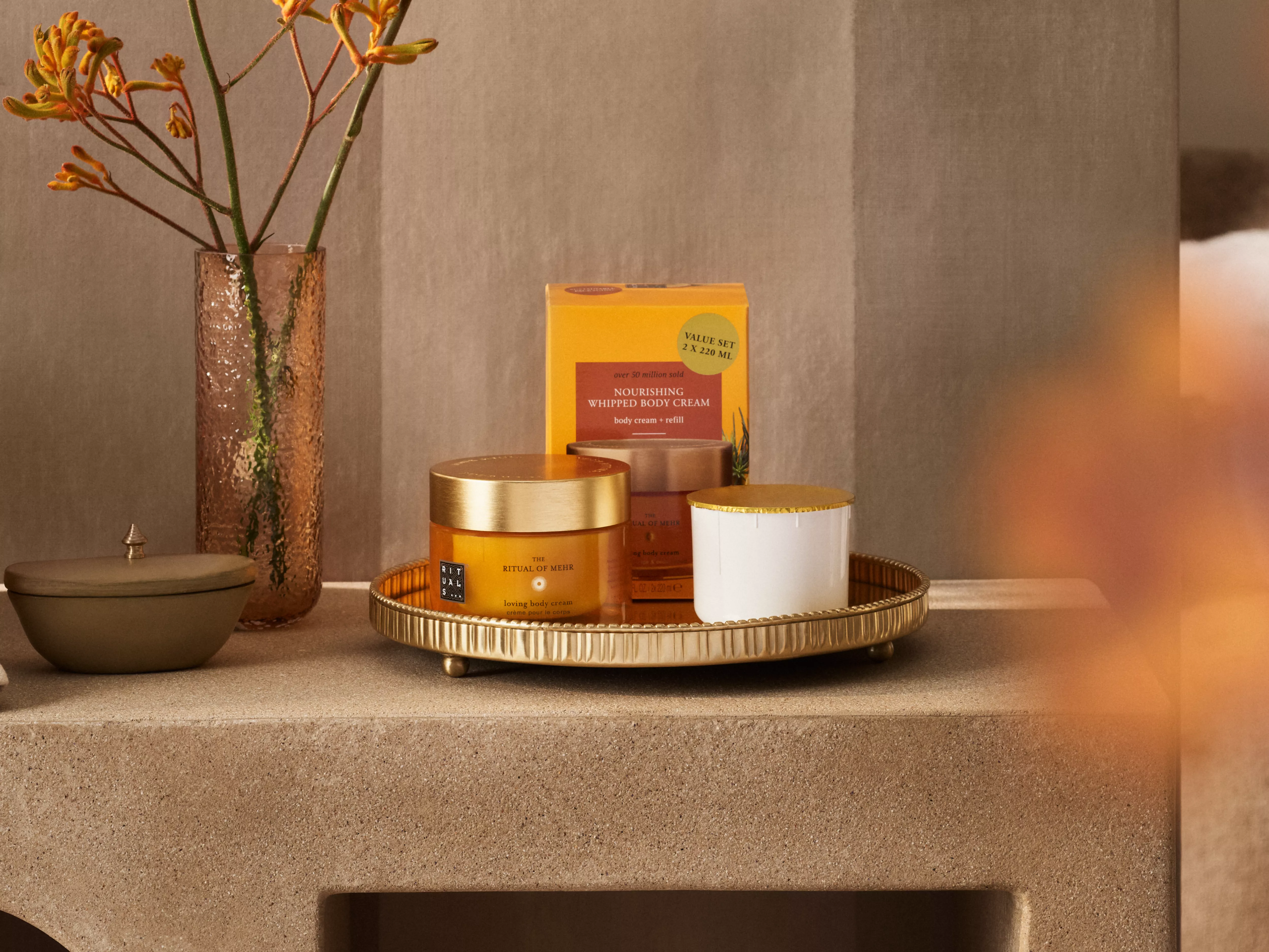 Crema corporal y paquete de recarga