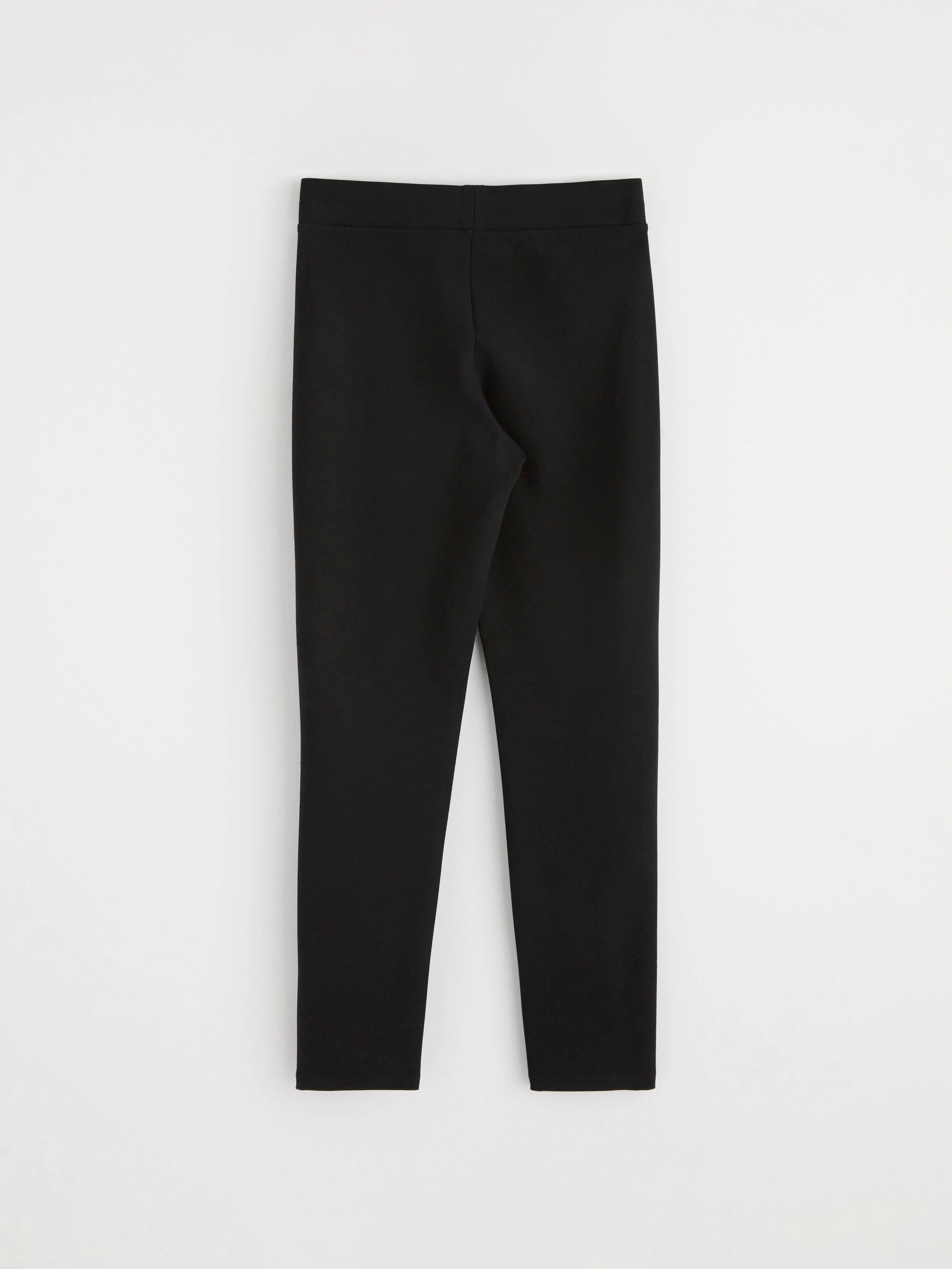 Leggings i punto Black