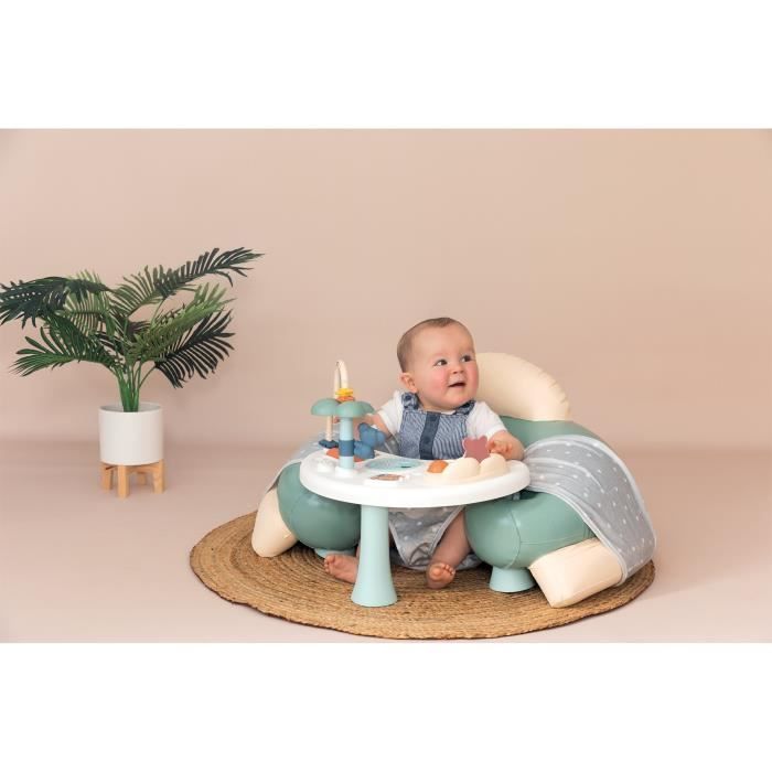 Seggiolino auto Little Smoby Cosy Seat - Verde - Con vassoio attività - Dai 6 mesi