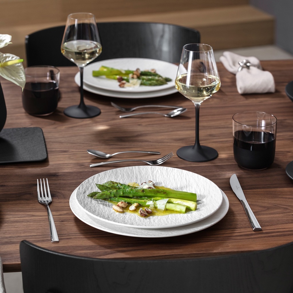 Villeroy & Boch Universalbord šķīvis Manufacture Rock baltais šķīvis - 1 gab.
