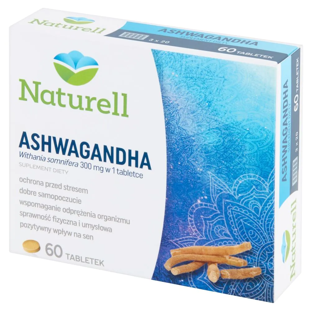 Naturell Ashwagandha, Tabletki