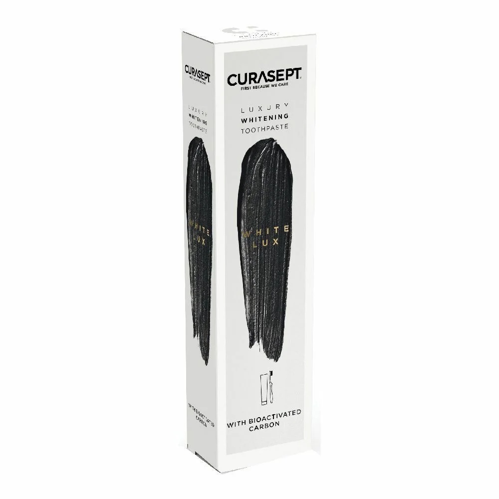 CURASEPT Curasept White Luxury Whitening Zahnpasta 75 ml + Zahnbürste