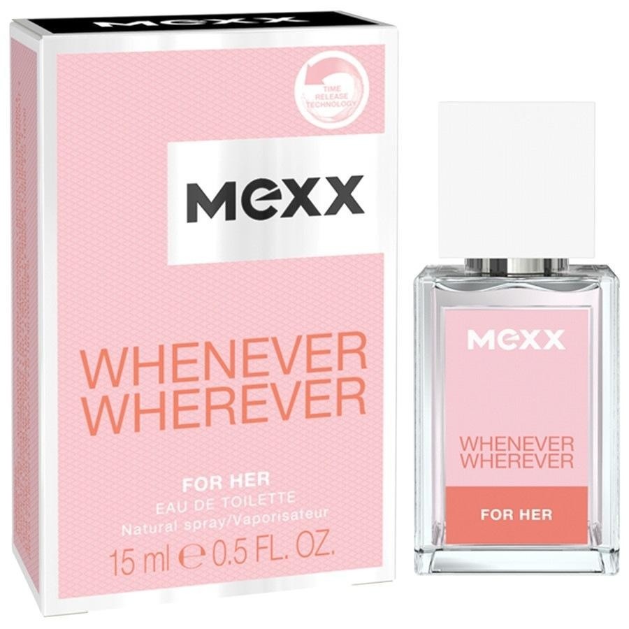 „Mexx“ tualetinis vanduo „Whenever Wherever Whenever Wherever Wherever“ – 15 ml
