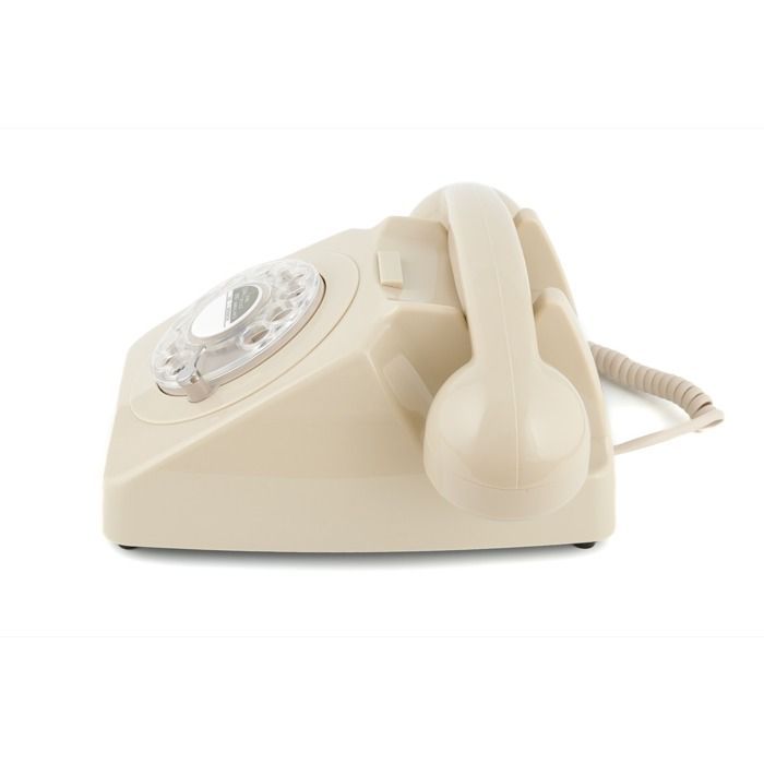 Téléphone analogique fixe - GPO - 746 - Ivoire - Vintage - Filaire