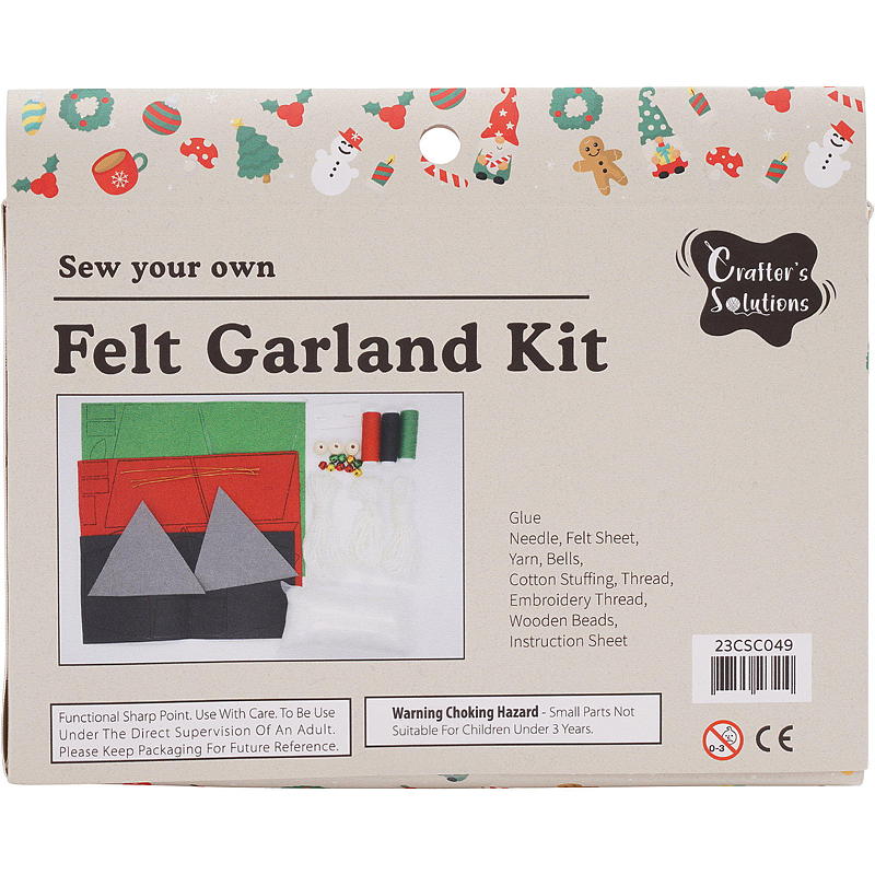 Home Hobby set med filtfigurer