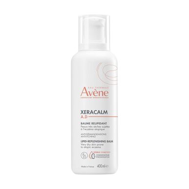 Avène Xeracalm AD Lipidpåfyllende balsam for tørr, atopisk og kløende hud 400 ml
