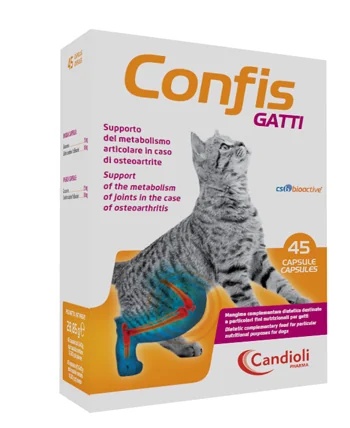 CANDIOLI Confis Gatti 45 capsules supplement voor osteoarticulaire gezondheid