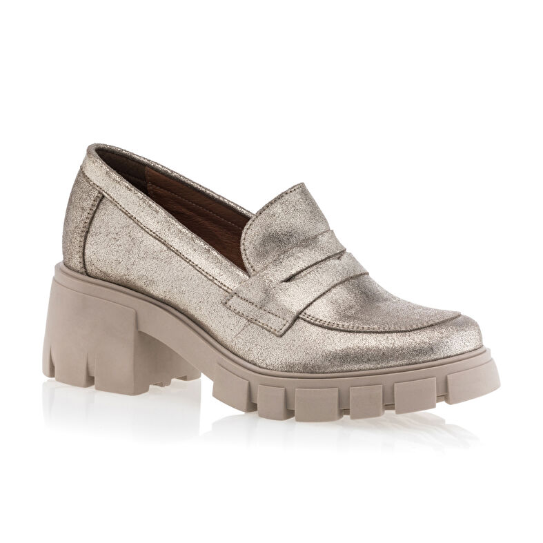 Mocassins / chaussures bateau Femme Jaune