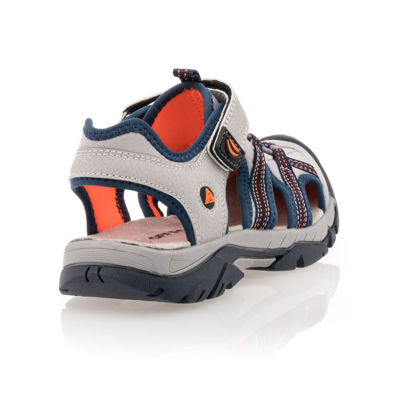 Sandalias grises para niño / Zapatos de punta abierta