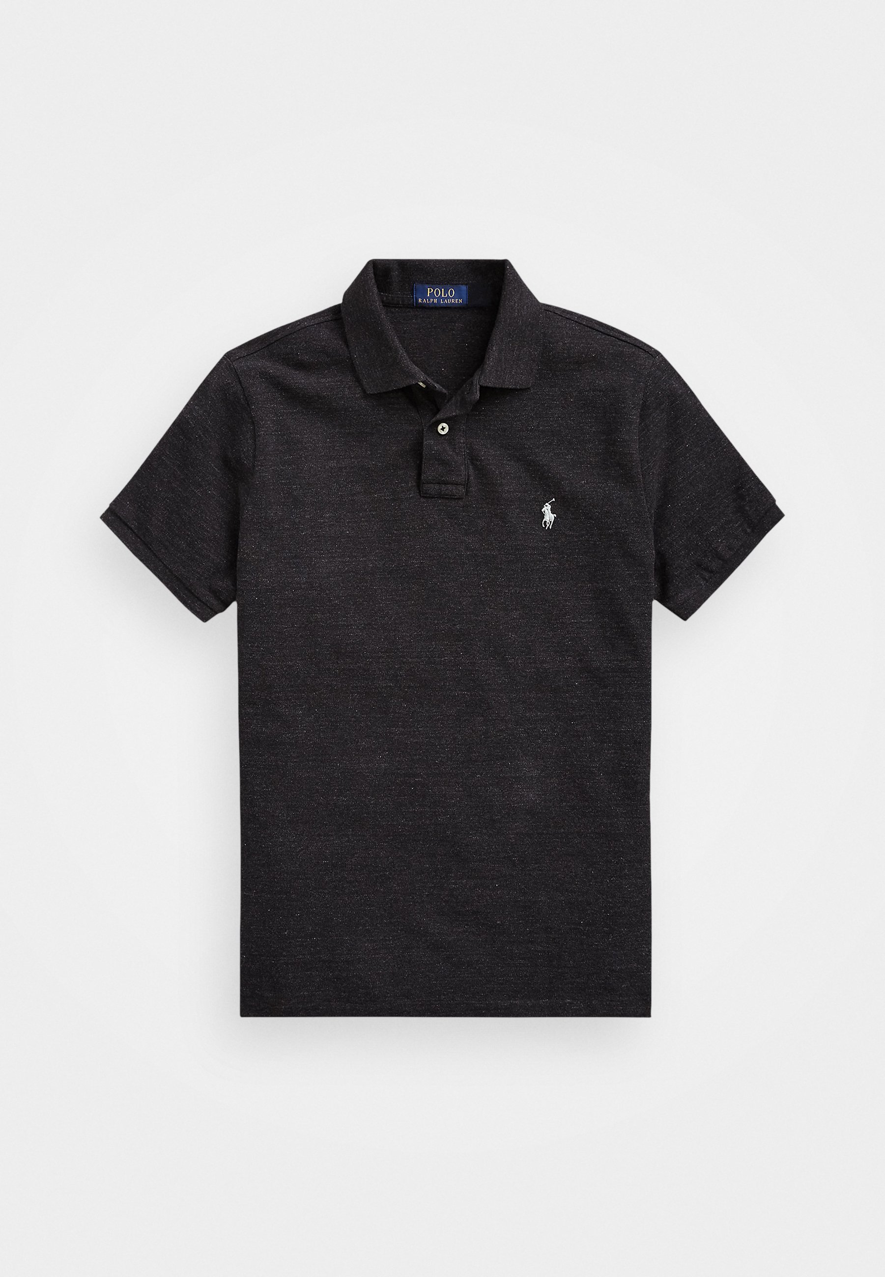 Polo Ralph Lauren Polo shirt met korte mouwen - zwart gemêleerd