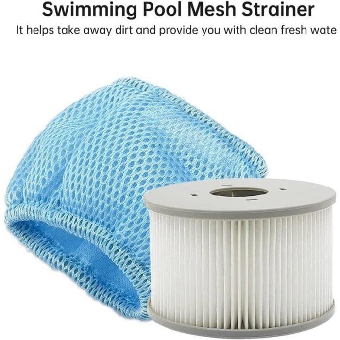 Lot de 2 grilles - Pour spas et jacuzzis MSPA - Accessoires pour piscines et spas - Grilles de filtration à usage général - Grilles