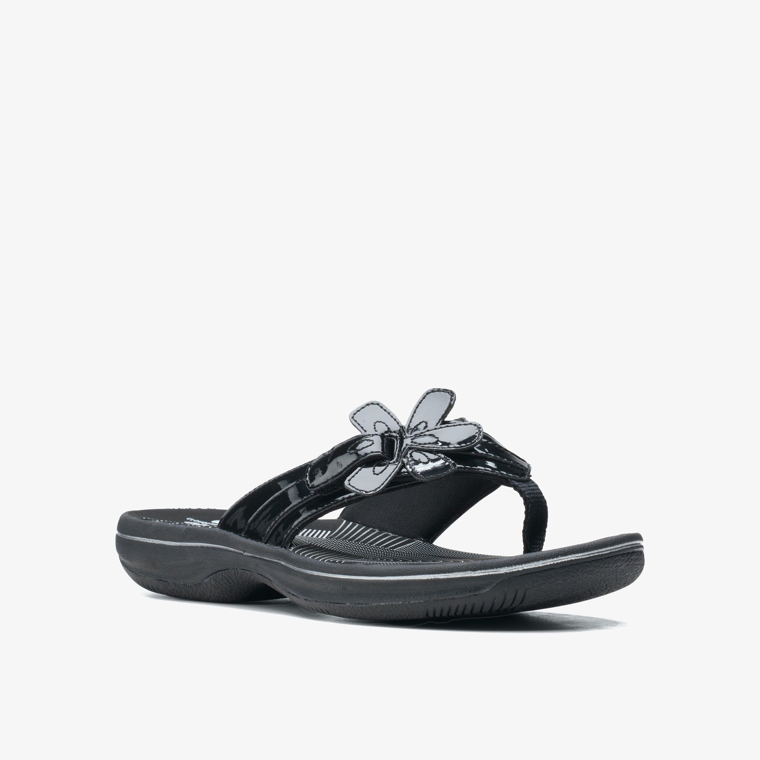 Brinkley Flora Black Patent