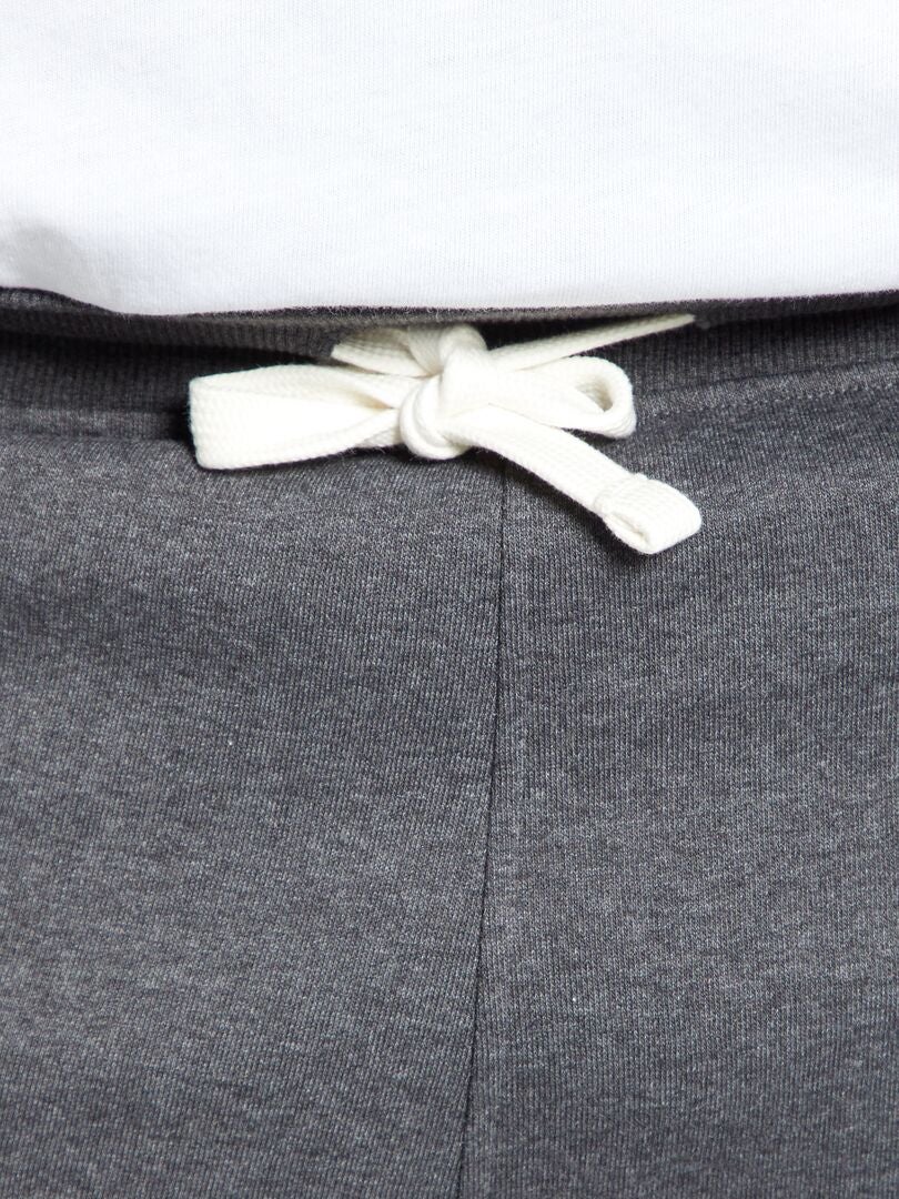Fleece joggingbroek - GRIJS