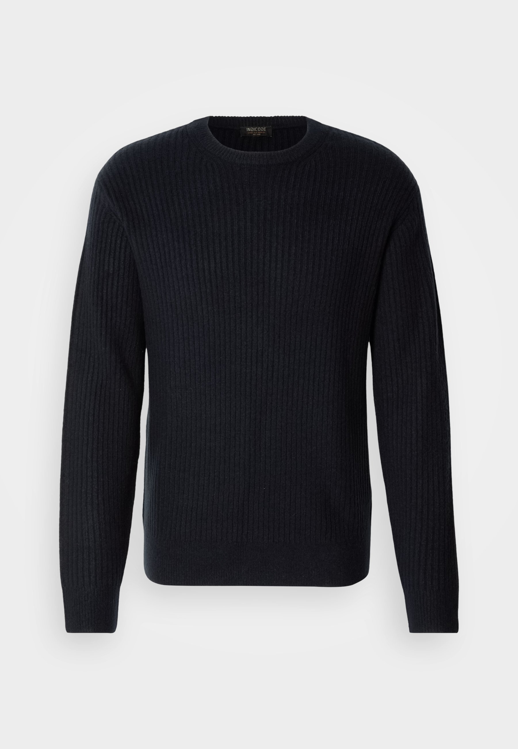INDICODE JEANS SCOLLO APERTO - Maglione - blu navy