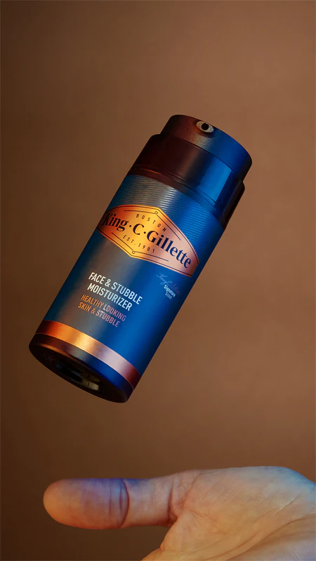 Gillette King C. Gesichts- und Bartpflegecreme für Männer