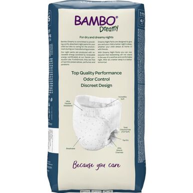 Bambo Nature Dreamy L 8-15 år Babybleier for nattbruk 10 stk. 10 stk.
