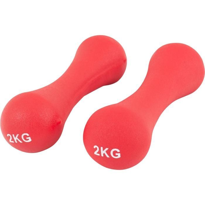 Set d'haltères en néoprène 12 kg