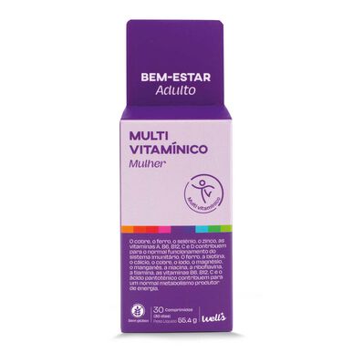Wells Multivitamin for kvinner 30 tabletter 30 tabletter