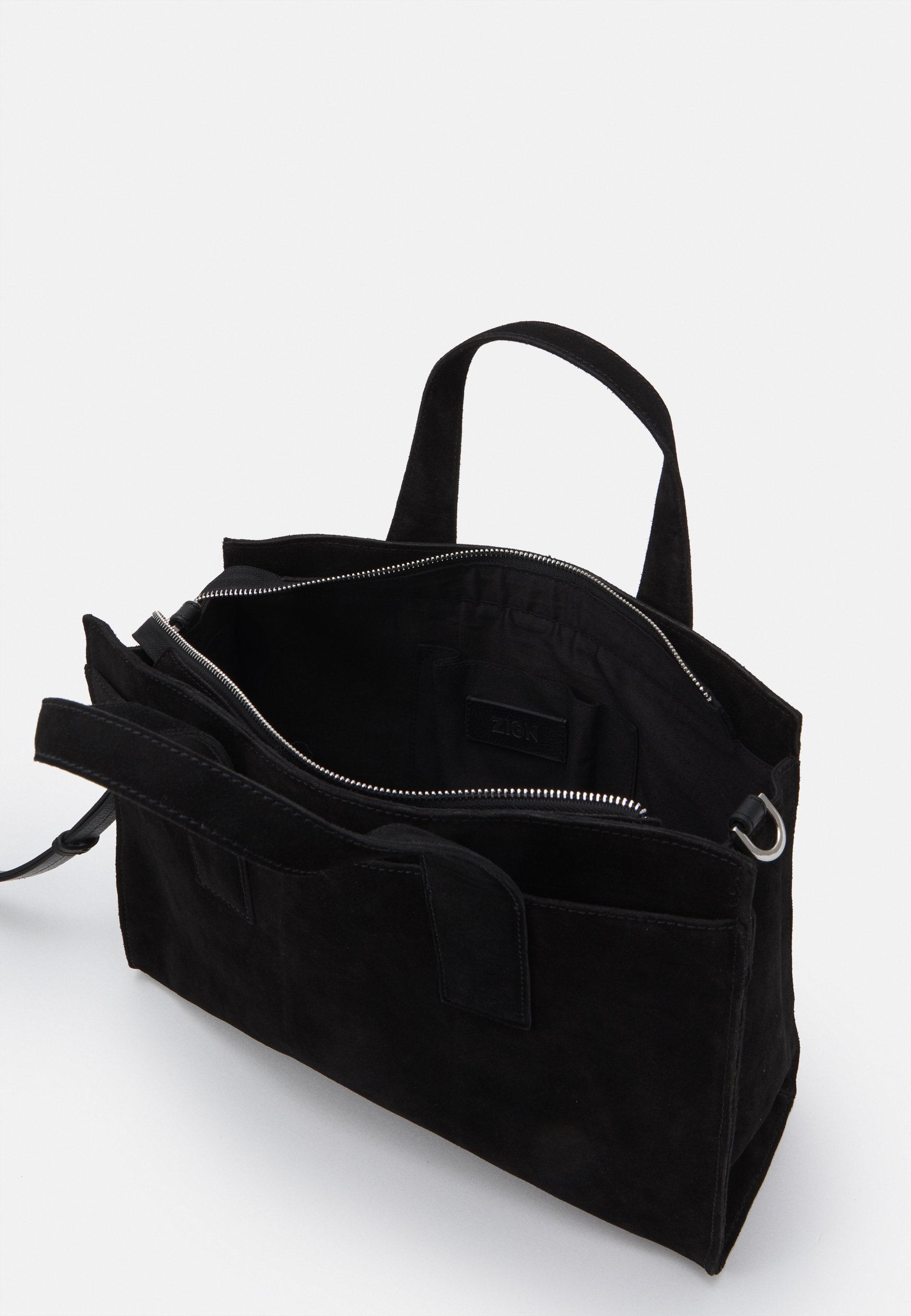 Sac à main Zign en cuir noir