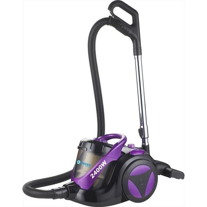 KLAISER Comfort XL 2400W Bagless Vacuum Cleaner - Ultra Powerful - Purple
