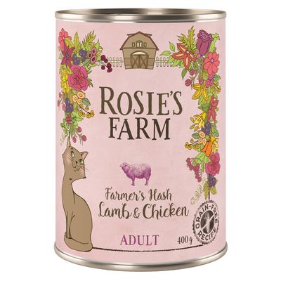 Hachis fermier pour adultes de Rosie's Farm avec agneau et poulet