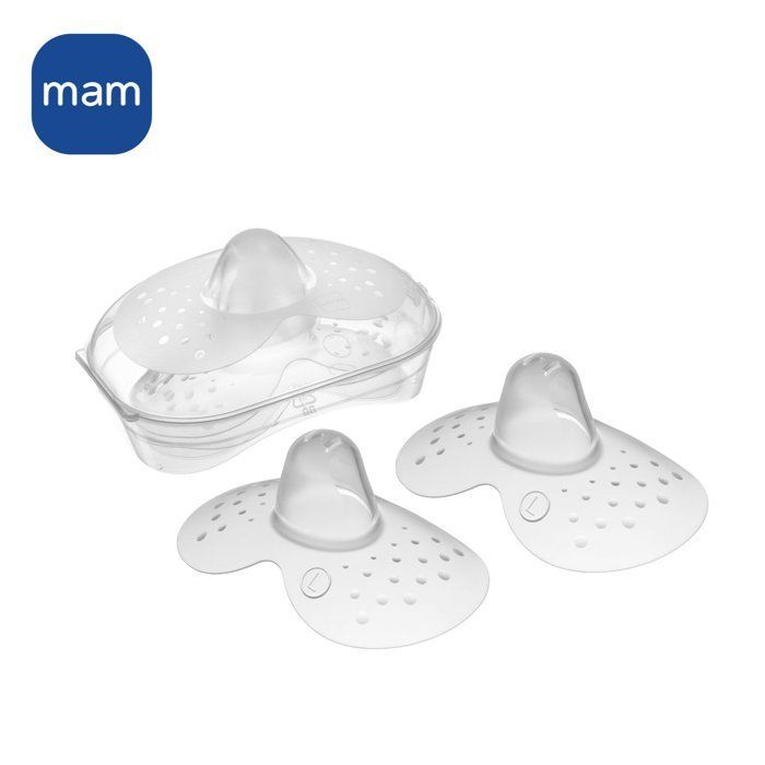 MAM Bout de sein Taille L - Silicone - Bte stérilisation X2