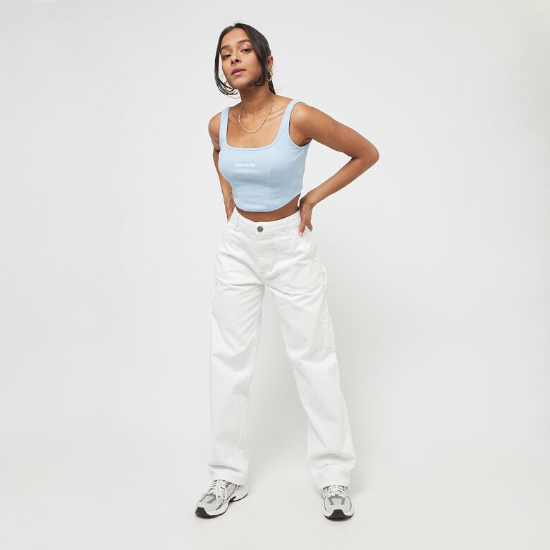 Broek met contrasterende kleuren
