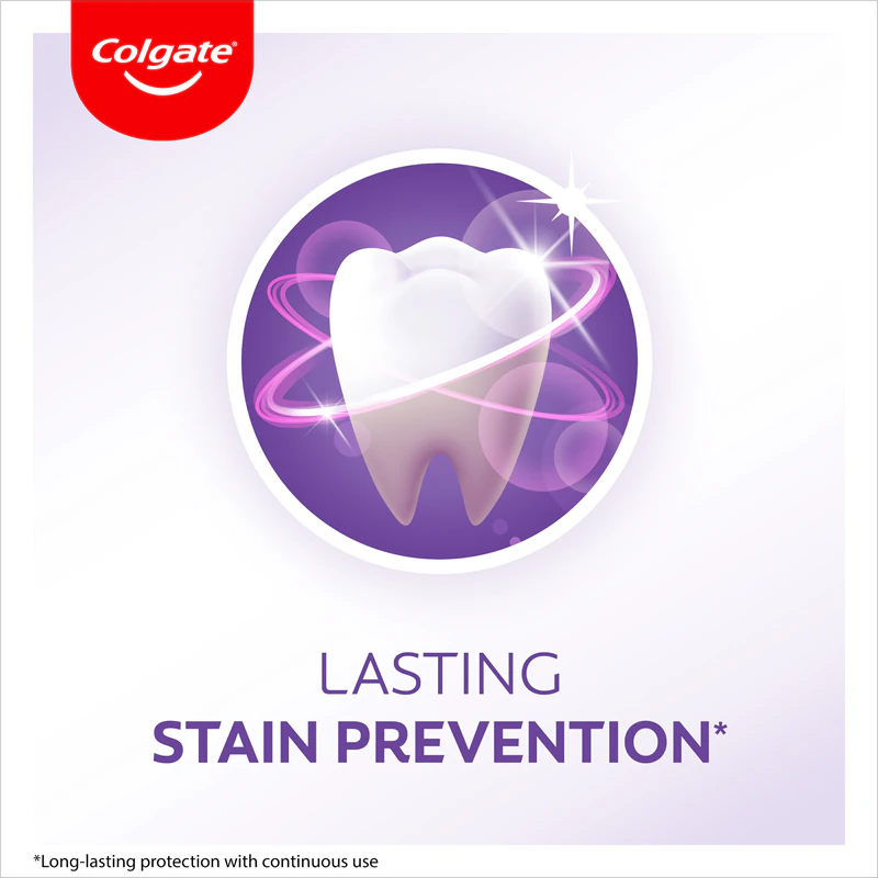 Enxaguante bucal clareador Colgate Max White Purple Reveal