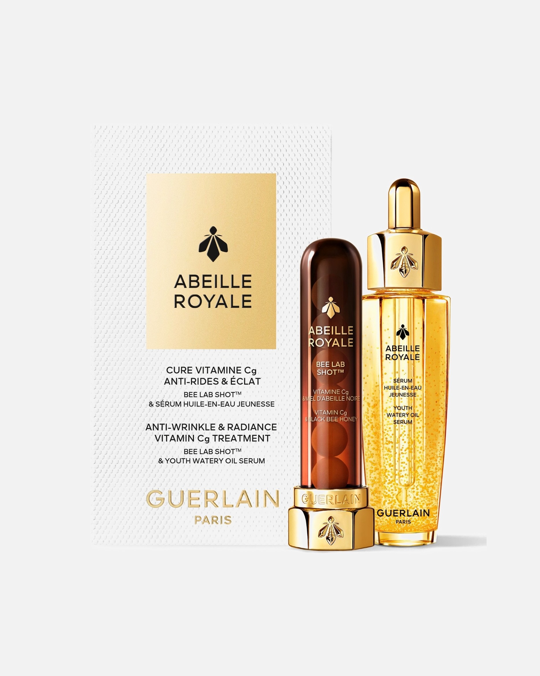 „Guerlain Abeille Royale Bee Lab Shot“ veido emulsijos rinkinys – 1 vnt.