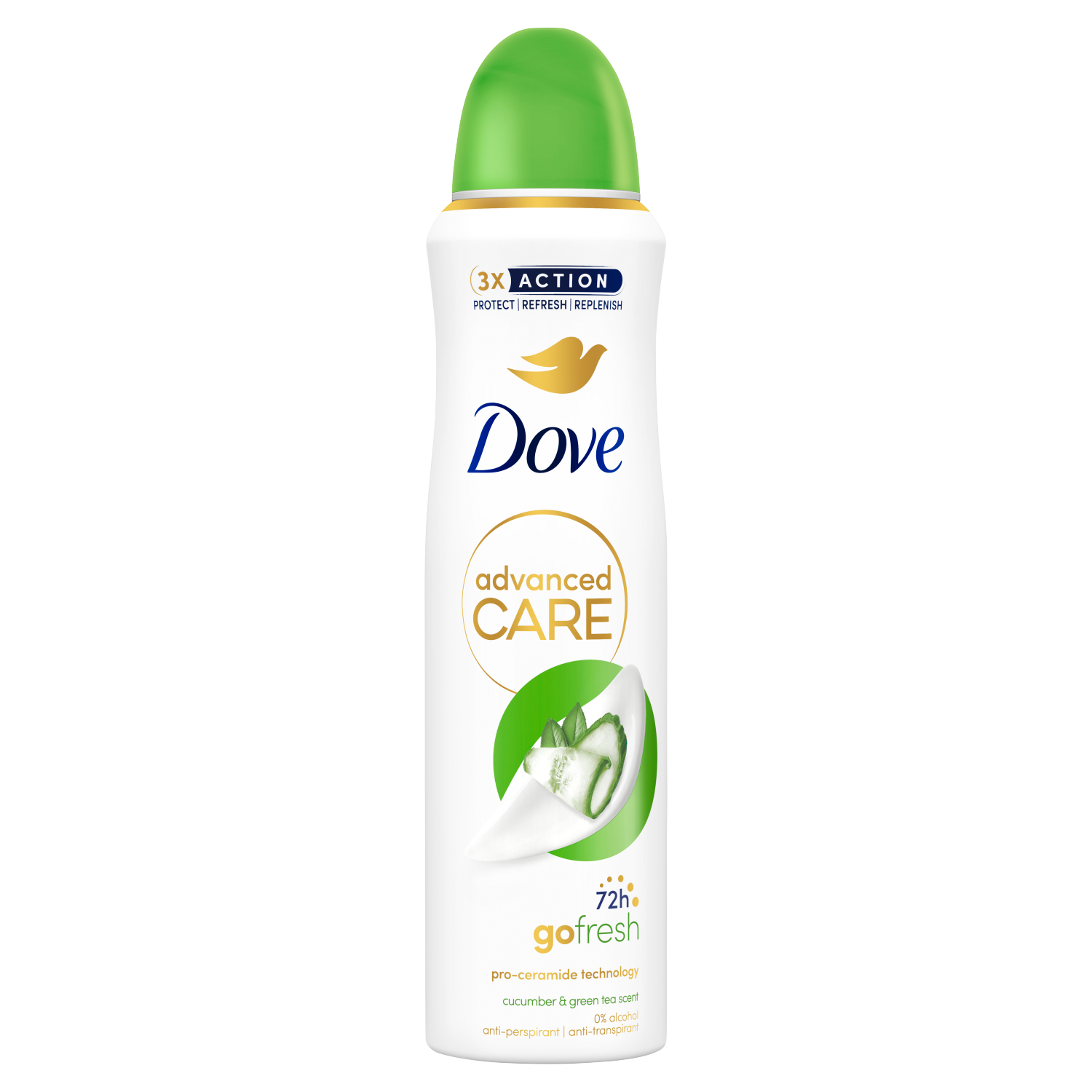 Dove Advanced Care gurķu un zaļās tējas aromāts