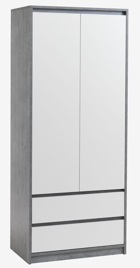 BILLUND BILLUND skrinka 80x193 biela/betón