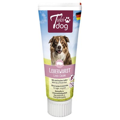Tubidog leverpølse i et rør