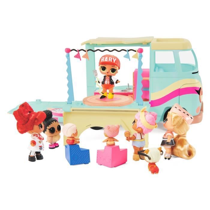 ¡LOL Surprise! - Minibús 5 en 1 - Compatible con muñecas LOL - Totalmente equipado