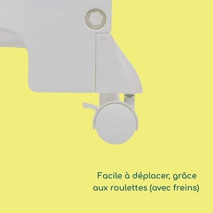 Fasciatoio e vaschetta da bagno 2 in 1 BEBECONFORT Dolphy, dalla nascita fino a 12 mesi (11 kg), grigio nebbia