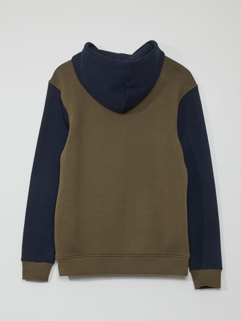 Sudadera con capucha de felpa - CAQUI