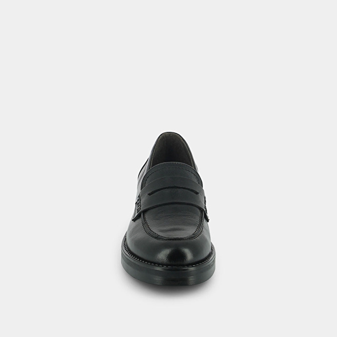 Mocassins  en cuir noir