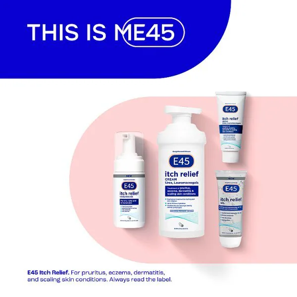 E45 Krém proti svědění 50g