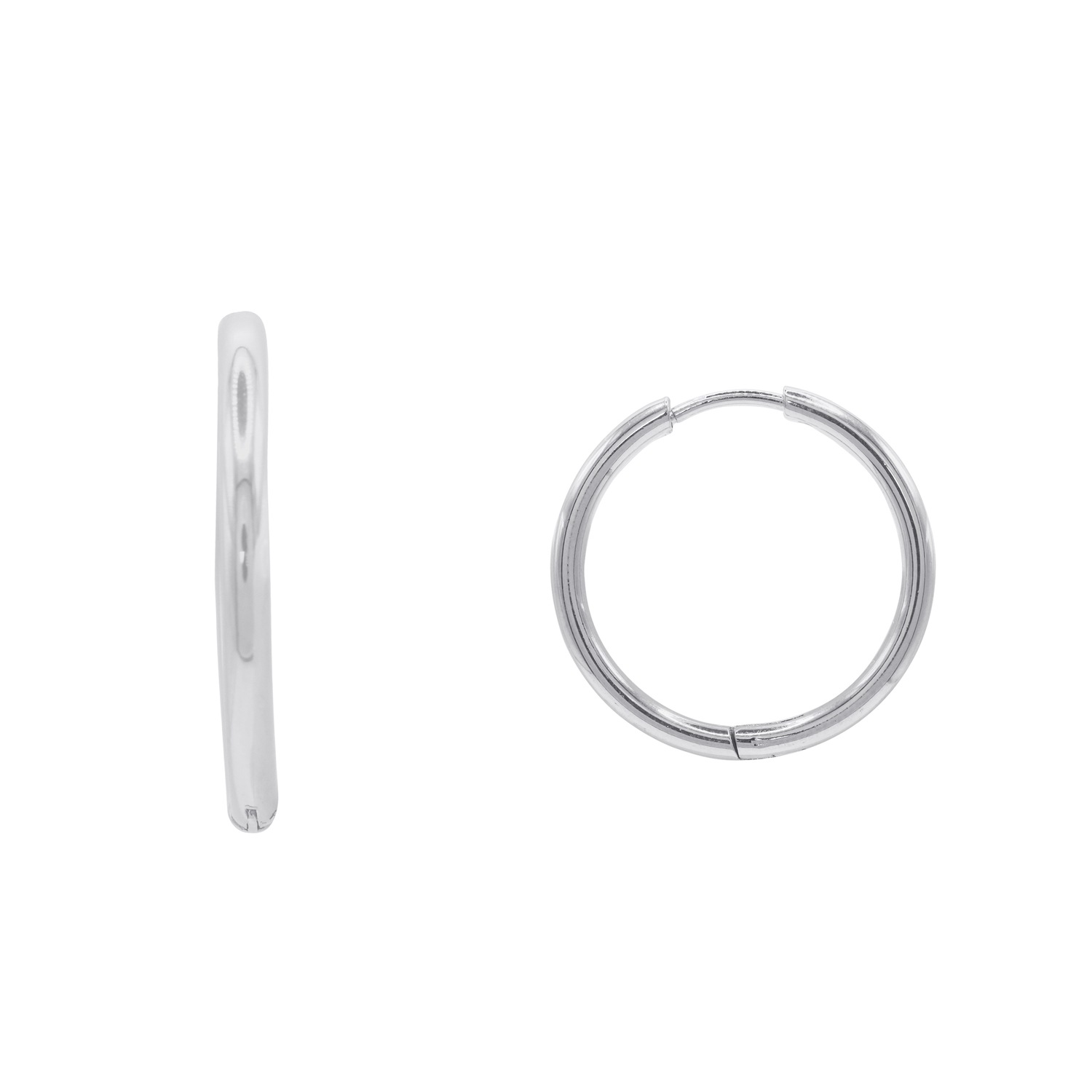 Heideman Boucles d'oreille Emma couleur argentée polie