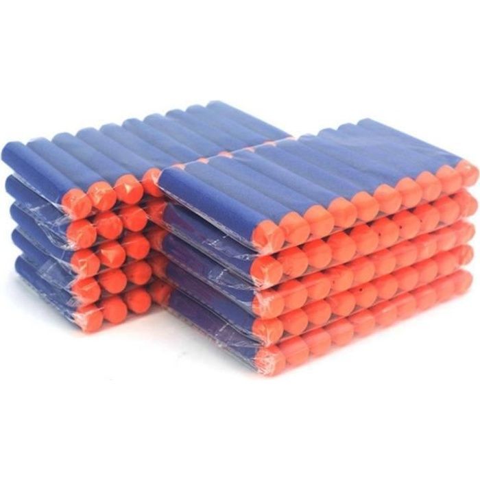 200pcs Recharges/Balle/fléchettes pour Nerf N-Strike Elite Series Blasters Pistolet Jouet,Jeu de Plein Air