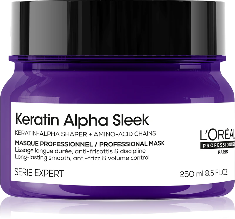 L'Oréal Professionnel Serie Expert Keratin Alpha Sleek voedend masker voor glad haar