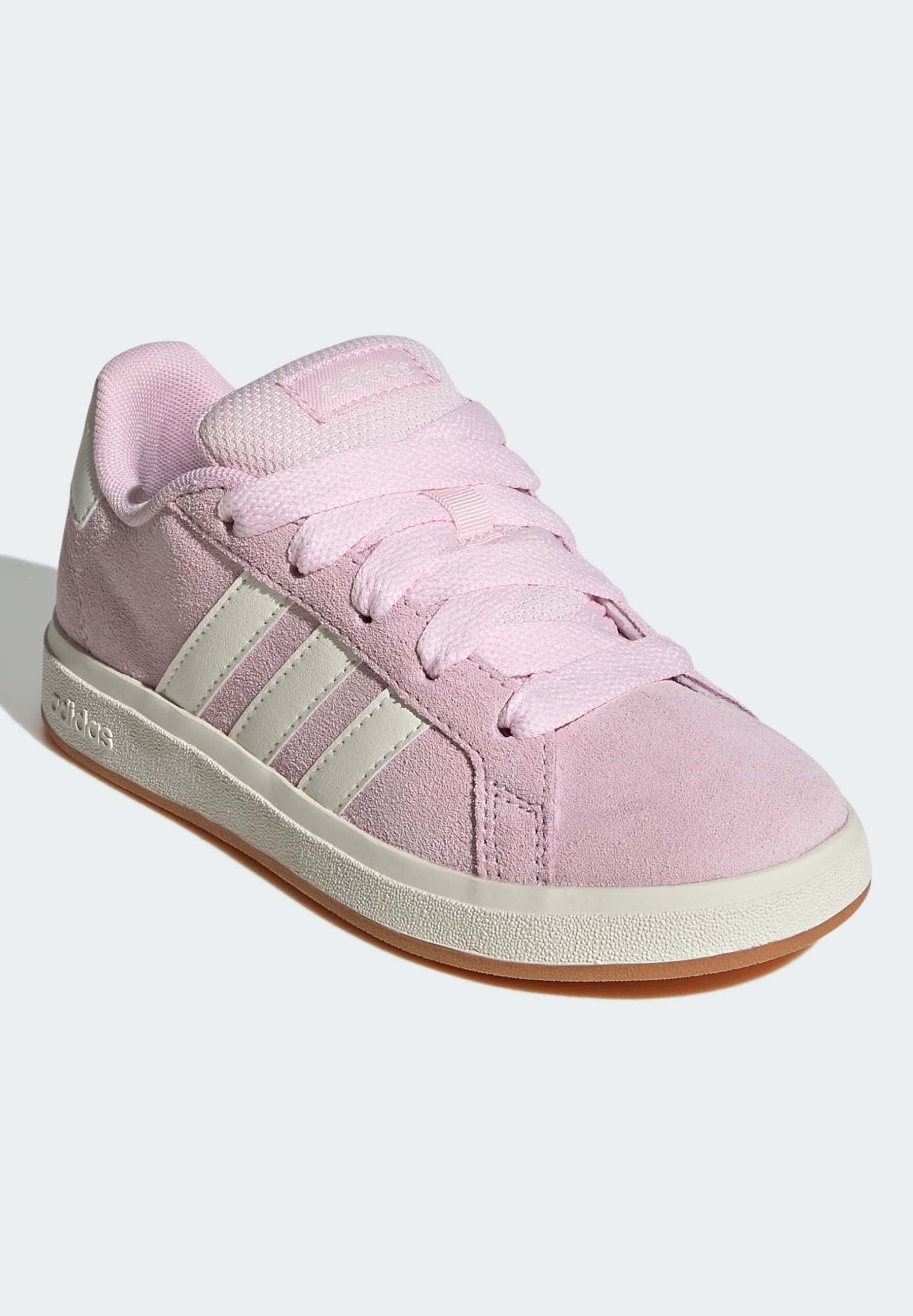 adidas Sportswear GRAND UNISEX - Trampki - przezroczysty róż, biała guma