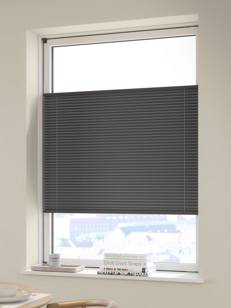 HVEN Svetloodporna plise žaluzija HVEN 60x130cm zgoraj/spodaj siva