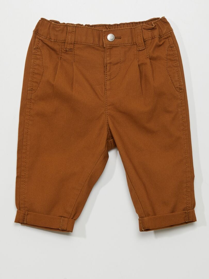 Katoenen broek - BRUIN
