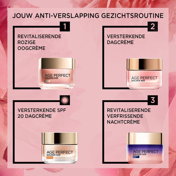 L'Oréal Paris Age Perfect Golden Age Anti-Veroudering Nachtcrème<br>50ml - Normale en rijpe huid