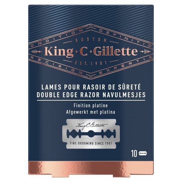 King C. Gillette britvice s dvostrukim rubom, 10 komada