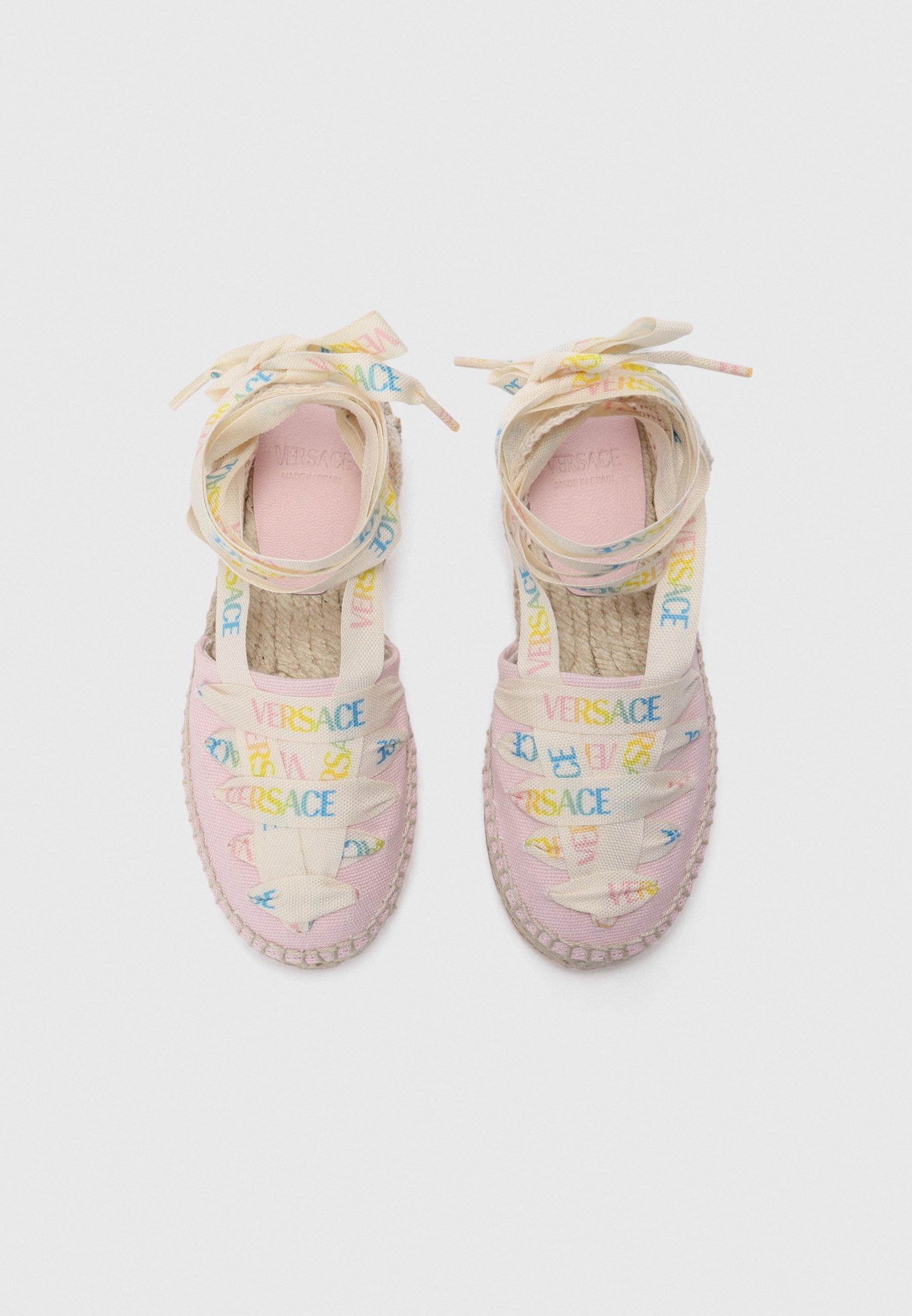 Alpargatas Versace - rosa pastel