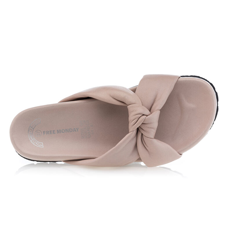 Beige dame mules/træsko